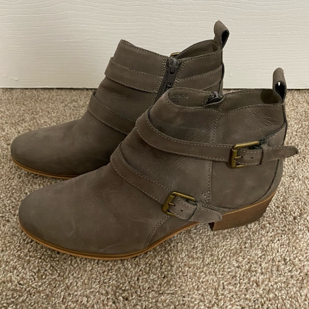 Gray Booties